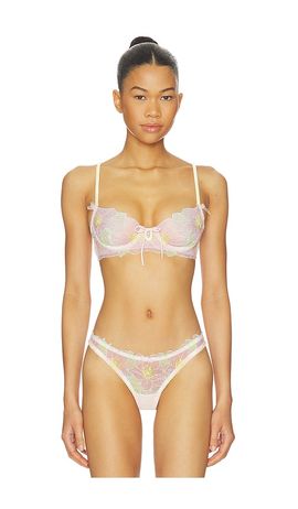 For Love & Lemons For Love & Lemons Blush Hibiscus Underwire Bra