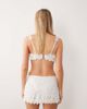 For Love & Lemons For Love & Lemons cape cod frill detail bikini skirt in vintage cream floral - part of a set-White - 3