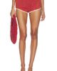 For Love & Lemons For Love & Lemons Crochet Rugby Micro Shorts - 1