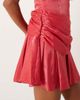 For Love & Lemons For Love & Lemons drape bow detail low back mini dress in red - 2
