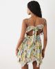 For Love & Lemons For Love & Lemons Elea rosette detail sweetheart neck mini dress in multi floral - 3