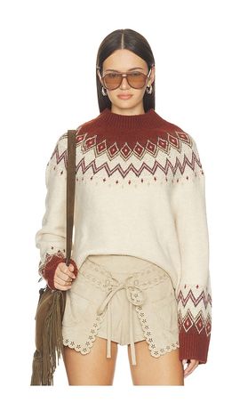 For Love & Lemons For Love & Lemons Fair Isle Sweater