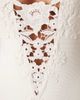 For Love & Lemons For Love & Lemons Lelani embroidered detailing one piece swimsuit in white - 3