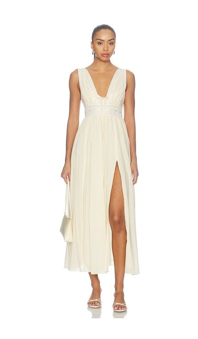 For Love & Lemons Lisa Maxi Slip Dress