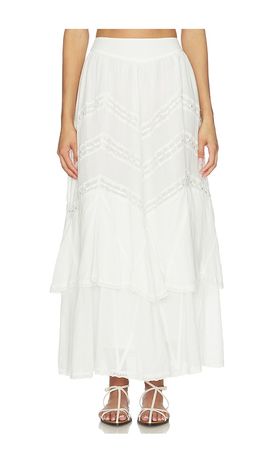 For Love & Lemons For Love & Lemons Lou Maxi Skirt