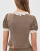 For Love & Lemons For Love & Lemons Luna Top Brown - 3