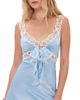 For Love & Lemons For Love & Lemons Mermaid Slip Dress Blue White - 1