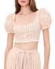For Love & Lemons For Love & Lemons Naomi Crop Top Red - 1
