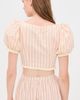For Love & Lemons For Love & Lemons Naomi Crop Top Red - 3