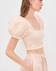 For Love & Lemons For Love & Lemons Naomi Crop Top Red - 4