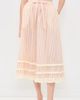 For Love & Lemons For Love & Lemons Naomi Midi Skirt Red - 2