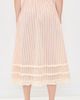 For Love & Lemons For Love & Lemons Naomi Midi Skirt Red - 3