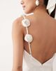 For Love & Lemons For Love & Lemons Orsa Bridal mini dress in white-Black - 4
