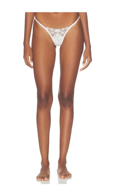 For Love & Lemons For Love & Lemons Pastel Bouquets Thong Panty