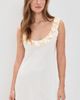 For Love & Lemons For Love & Lemons Sami Seashell Mini Dress Ivory - 2