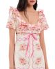 For Love & Lemons For Love & Lemons Scarlett Mini Dress Cream - 1