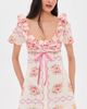 For Love & Lemons For Love & Lemons Scarlett Mini Dress Cream - 2