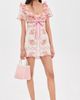 For Love & Lemons For Love & Lemons Scarlett Mini Dress Cream - 5