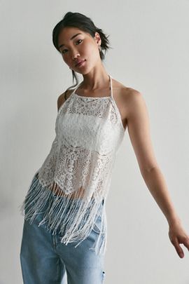 For Love & Lemons For Love & Lemons Siren Fringe Top