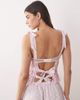 For Love & Lemons For Love & Lemons slotted hearts bustier in pink - part of a set - 2