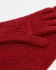 For Love & Lemons For Love & Lemons slouchy rib knit gloves in red - 2