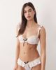 For Love & Lemons For Love & Lemons sweetheart lace detail underwire bra in light pink - part of a set - 1