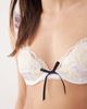 For Love & Lemons For Love & Lemons sweetheart lace detail underwire bra in light pink - part of a set - 3
