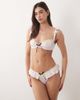 For Love & Lemons For Love & Lemons sweetheart lace detail underwire bra in light pink - part of a set - 4