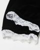 For Love & Lemons For Love & Lemons velvet lace trimmed opera length gloves in black - 2