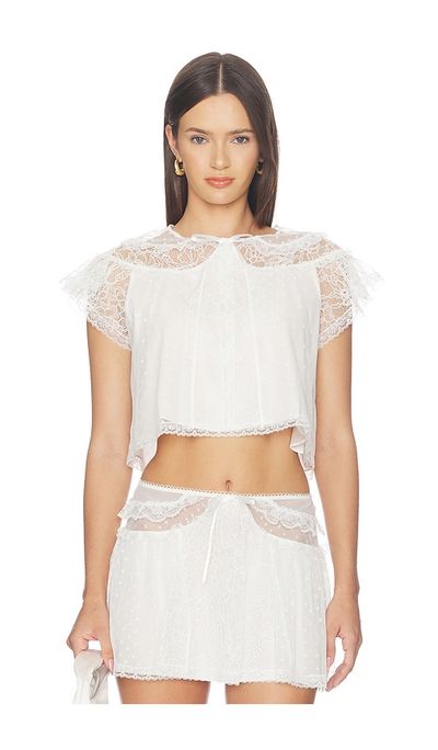 For Love &Amp; Lemons Zelie Sleep Top