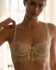 For Love & Lemons Gilded Lace Underwire Bra - 1