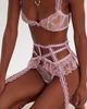 For Love & Lemons Ily Embroidered Garter Belt - 1