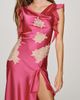 For Love & Lemons Lani Silk Blend Asymmetric Maxi Dress - 2