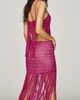 For Love & Lemons Lulu Cotton Beaded Fringe Skirt - 3