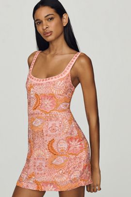 For Love & Lemons Tide Pool Sequin Mini Dress