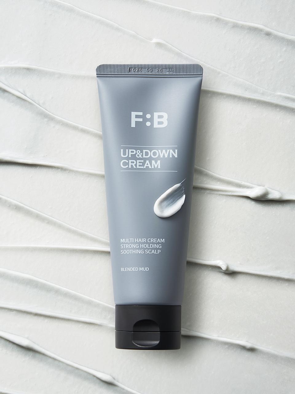 Forbeaut Mud Up & Down Cream Men's Self Down Perm Hair Correction 100ml