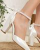 Forever & Always Shoes Forever & Always Shoes Agnes Pearl Wedding Heels - 4