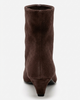 Forever & Always Shoes Forever & Always Shoes Amara Leather Kitten Heel Ankle Boot - 3