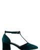 Forever & Always Shoes Forever & Always Shoes Anicette Velvet Mary Jane Heels - 1