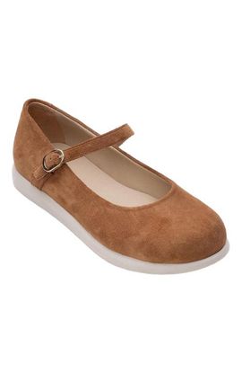 Forever & Always Shoes Forever & Always Shoes ANISA Leather Strap Flat