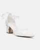 Forever & Always Shoes Forever & Always Shoes Annette Block Heel Bridal Pump - 1