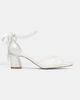Forever & Always Shoes Forever & Always Shoes Annette Block Heel Bridal Pump - 2