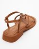 Forever & Always Shoes Forever & Always Shoes Antas Strappy Leather Flat Sandals - 4
