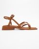 Forever & Always Shoes Forever & Always Shoes Antas Strappy Leather Flat Sandals - 5