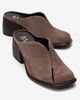 Forever & Always Shoes Forever & Always Shoes Ardent Leather Block Heel Mule - 1