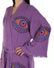 Forever & Always Shoes Forever & Always Shoes Aria Evil Eye Handmade Cotton Robe Cover-Up - 3
