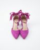 Forever & Always Shoes Forever & Always Shoes Arielle Bow Ankle Strap Block Heel Pump - 5