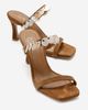 Forever & Always Shoes Forever & Always Shoes Arund Leather Stiletto Ankle Strap Sandal - 4