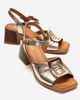 Forever & Always Shoes Forever & Always Shoes Asha Leather Block Heel Sandal - 1