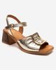 Forever & Always Shoes Forever & Always Shoes Asha Leather Block Heel Sandal - 3